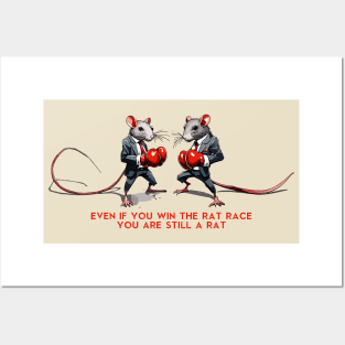 Business Rat Race Posters and Art